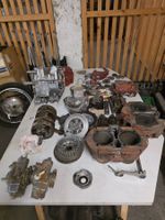 Motor Yamaha XS 650 Motocross in zerlegt