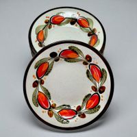 Service de 6 assiettes anciennes Schramberg Bernau