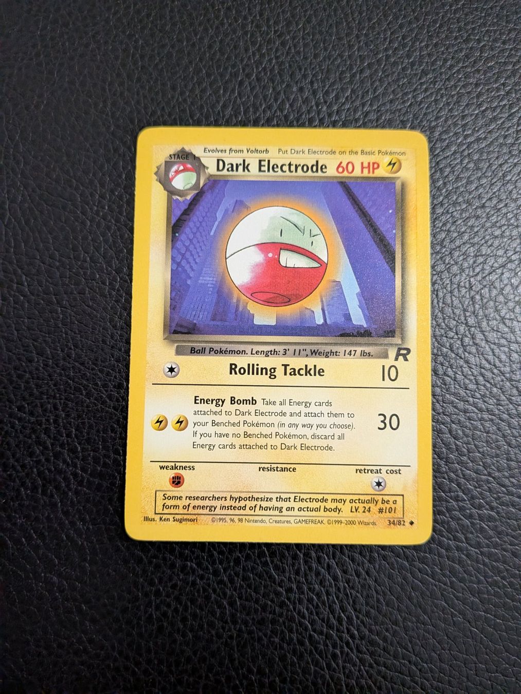 Pokémon Carte collezionabili: Team Rocket Dark Electrode 34/82 Ab 1 – Usato da Paradiso venduto da Pkmn10