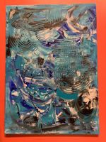 Bild Abstraktion, Acryl auf Leinwand.