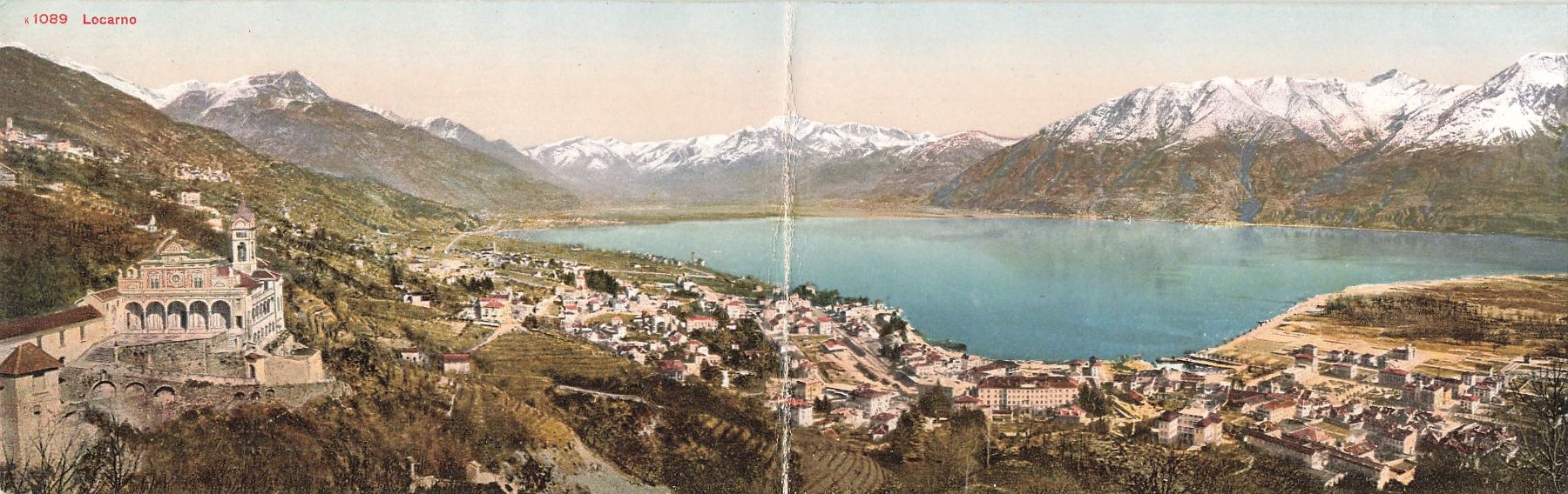 Cartoline postali: Cartolina doppia di Locarno – Usato da Biasca venduto da Blenio71