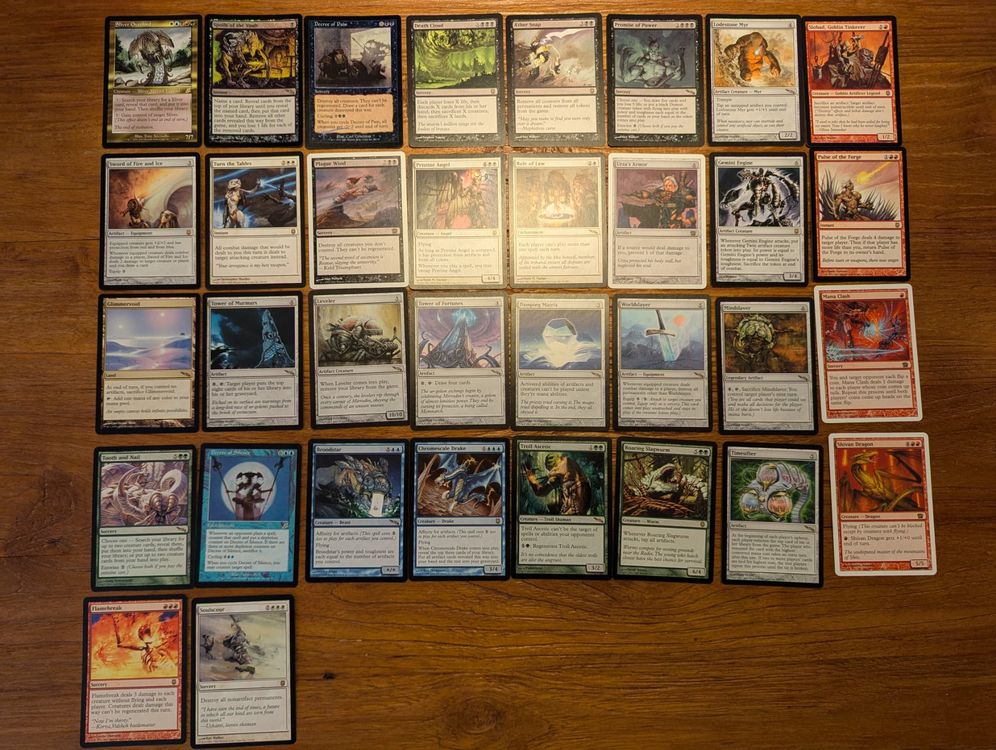 34 Magic the Gathering Rare Cards Total ~500 Karten Englisch (Gebraucht ...