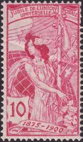 1900, Nr.78C (nachgravierte PLATTE) ungebrauchtes Stück.