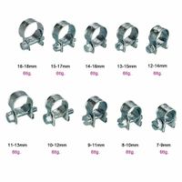 Set  60 tlg Satz Schlauchschellen Sortiment Verzinkt Stahl