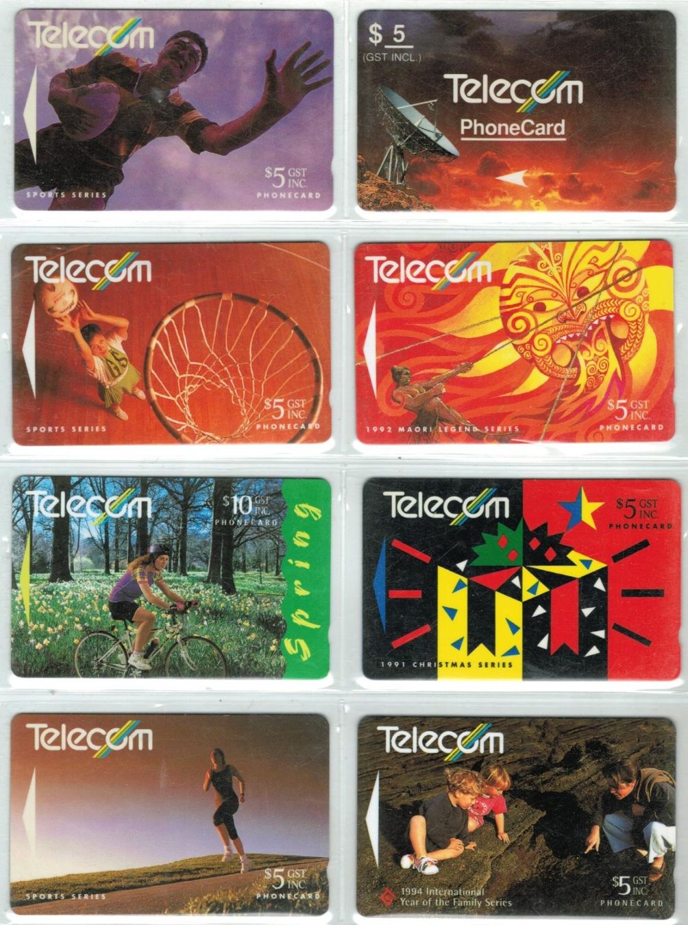 Schede telefoniche: 8 Telefonkarten Neuseeland – Usato da Zürich venduto da Tolima194