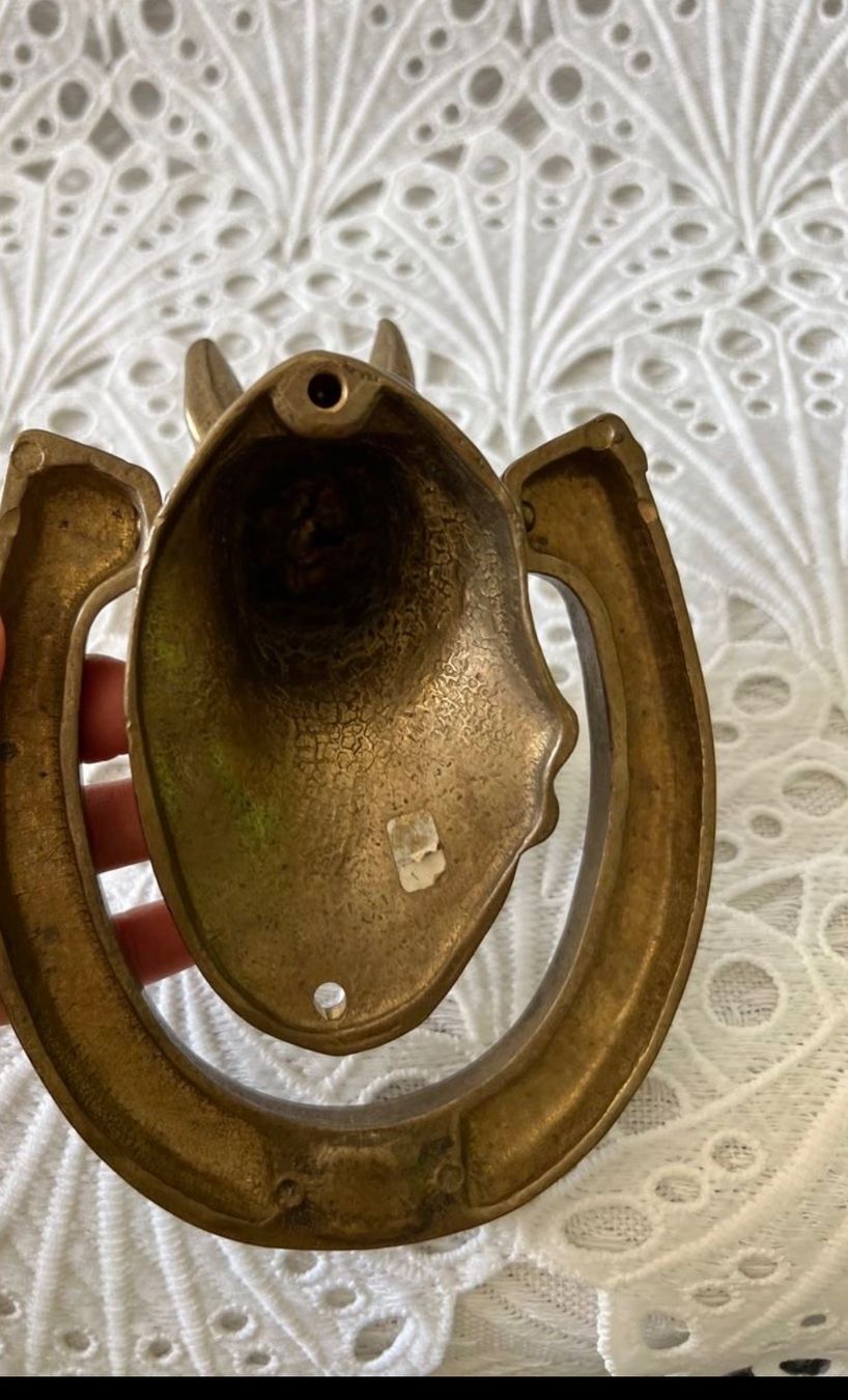 Schlüssel & Schlösser: Alter Messing Türklopfer Pferdekopf 1100 Gram – Gebraucht aus Frenkendorf von Only1 6