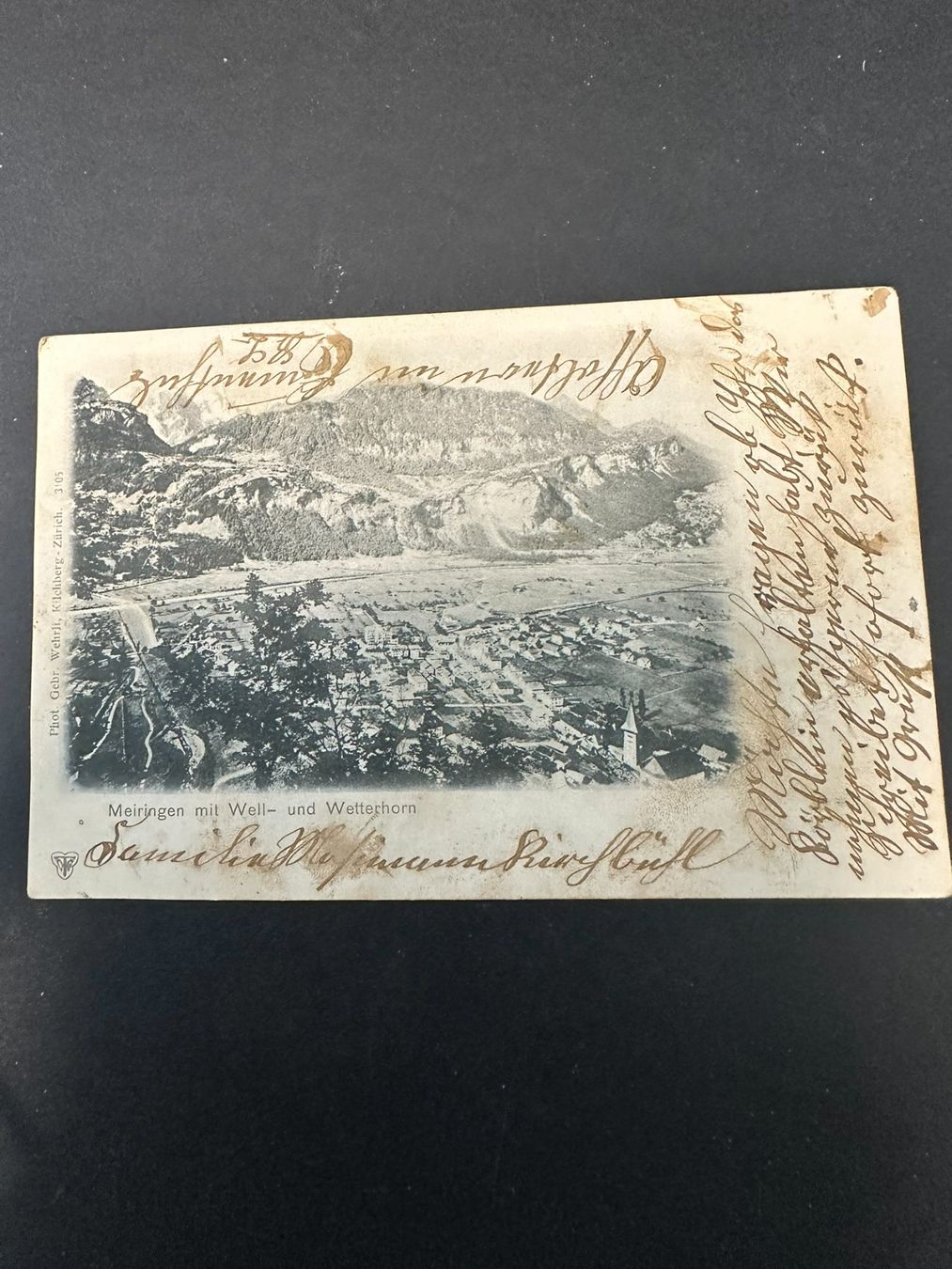 Cartoline postali: Meiringen – Usato da Lyssach venduto da Zsag