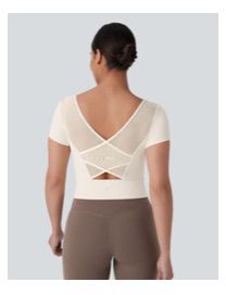 Halara Top: Yoga-Top rückenfrei – Nuovo e nell'imballaggio originale da Zürich venduto da den_p2fp