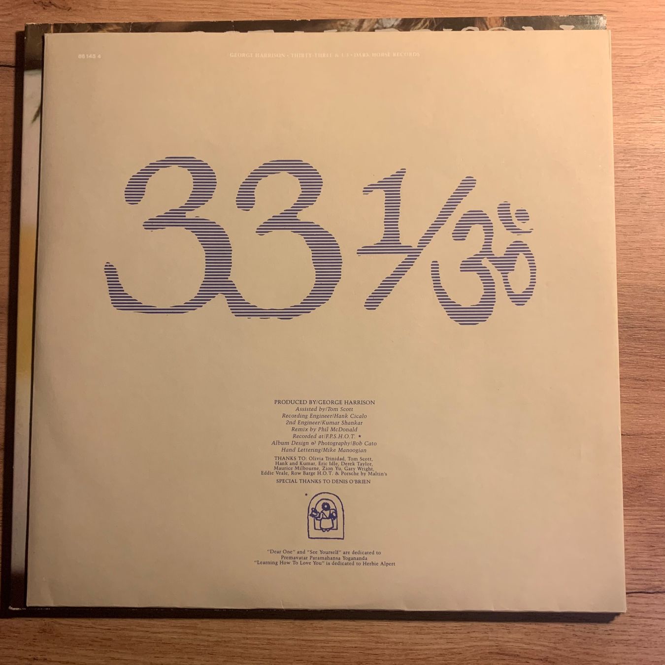 Dischi in vinile: George Harrison - Thirty Three...RE GER 1977...VG++/VG+ – Usato da Gals venduto da Diskopatshop 3