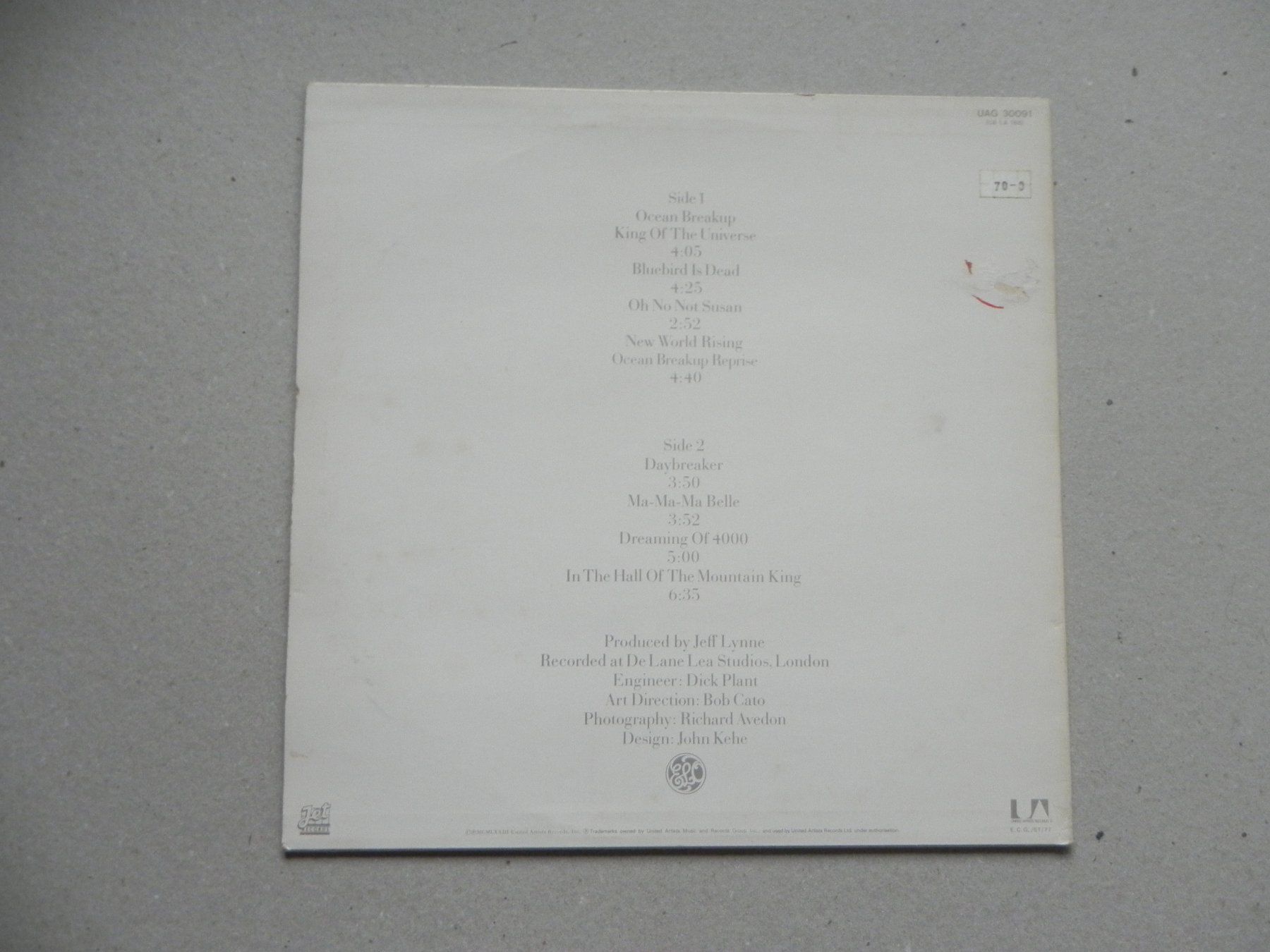Schallplatten: LP Rock ELO Electric Light Orchestra 1973 ? On the third Day – Gebraucht aus Siebnen von krimsie 1