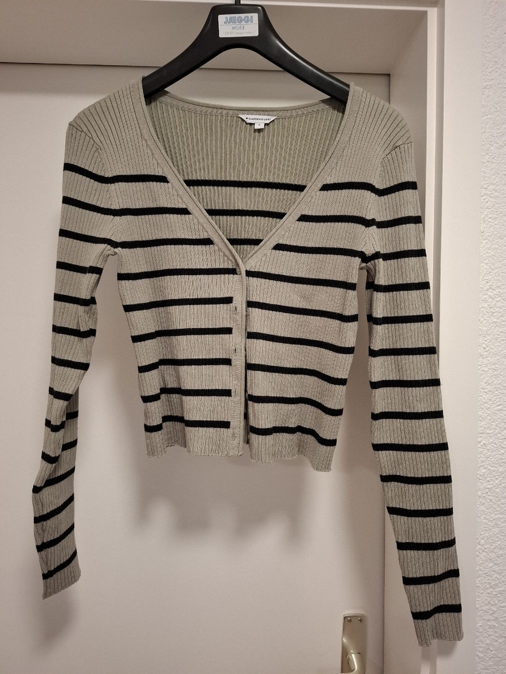 C&A Giacche: Clockhouse Strickjacke, Grösse L, gestreift – Nuovo (secondo la descrizione) da Lütisburg venduto da amerika123