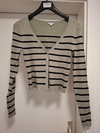 Clockhouse Strickjacke, Grösse L, gestreift