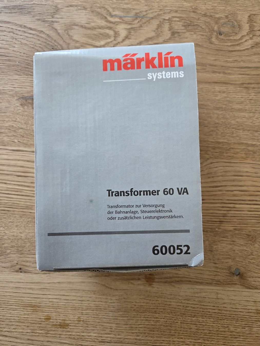 Märklin Modellini di ferrovie: Märklin Transformer 60 VA 60052 – Usato da Berikon venduto da TopLok1