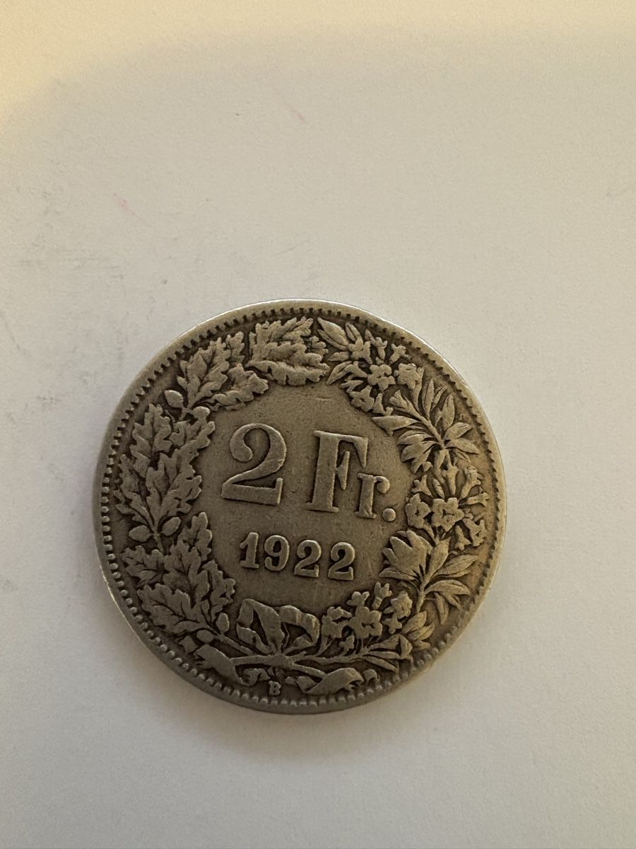 Tutti le monete: 2Fr 1922 – Usato da Murten venduto da Tzaugg 2