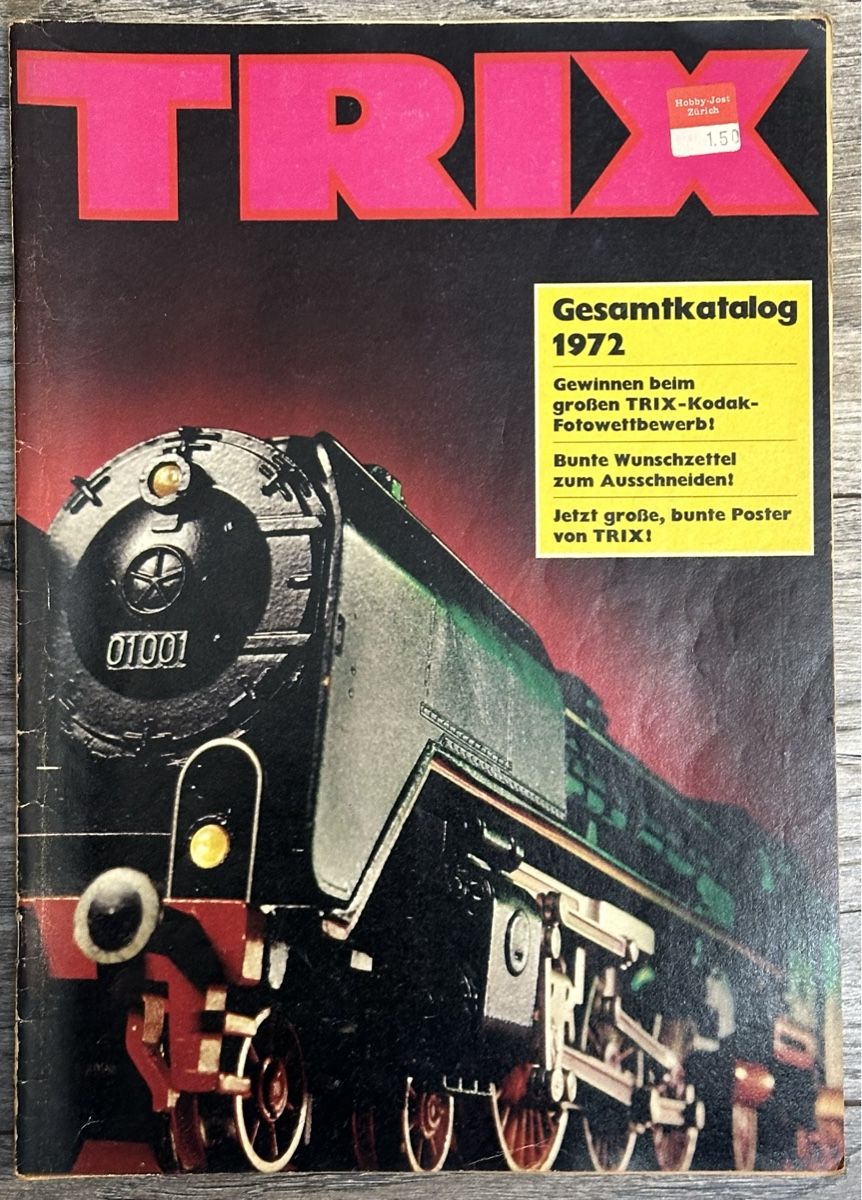 Trix Modellini di ferrovie: Trix Katalog 1972 (Trix Express, Internat. & Minitrix) – Usato da St-Gingolph venduto da Edgar1920