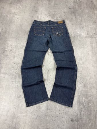 Vintage Armani Straight Baggy Jeans (S)