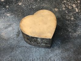 Herz Schatulle Dose Schmuckkästchen