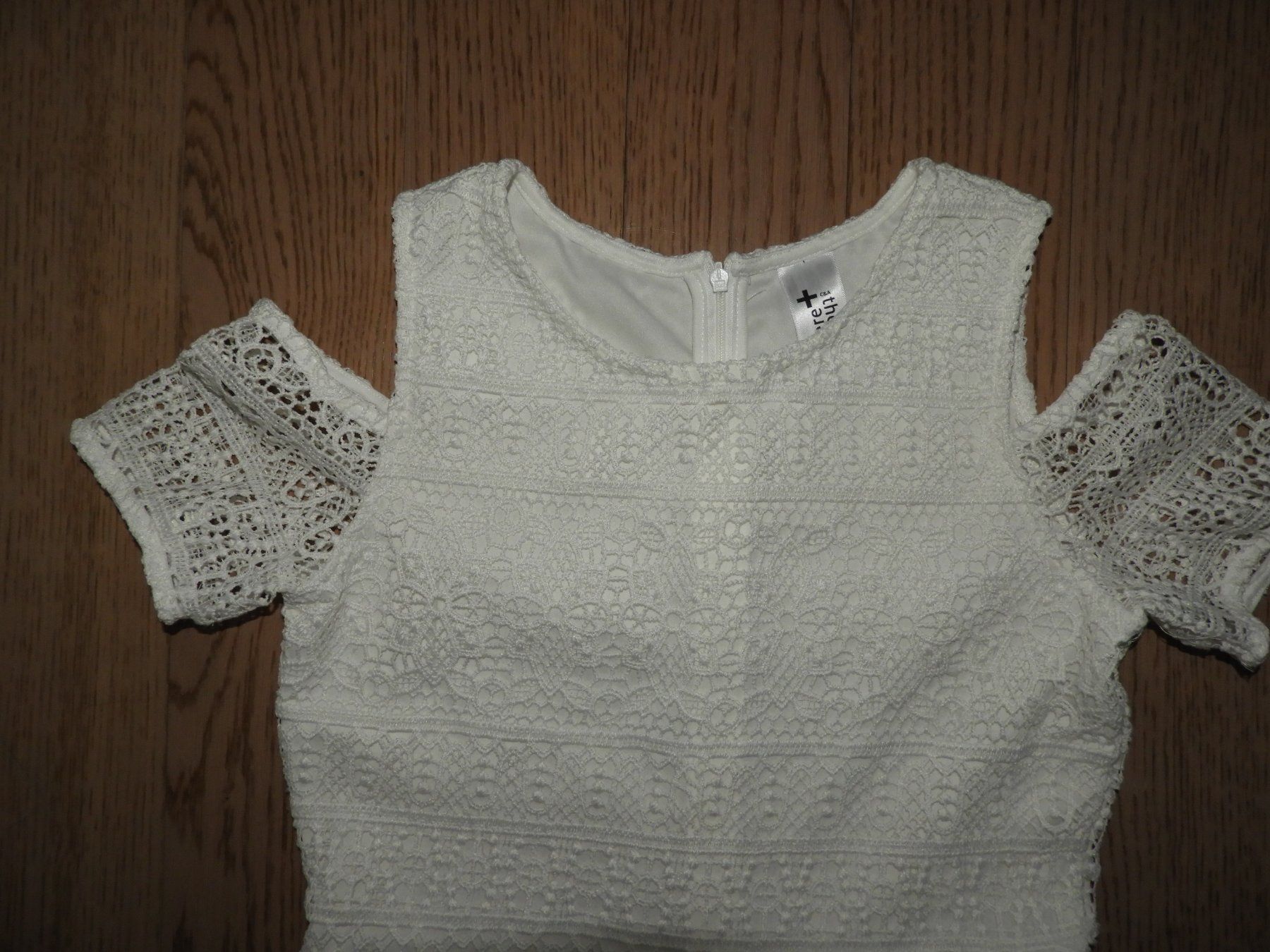 C&A Vestiti & Gonne: Spitzen-Kleid weiss Grösse 158 – Usato da Hergiswil NW venduto da Noema2006 1