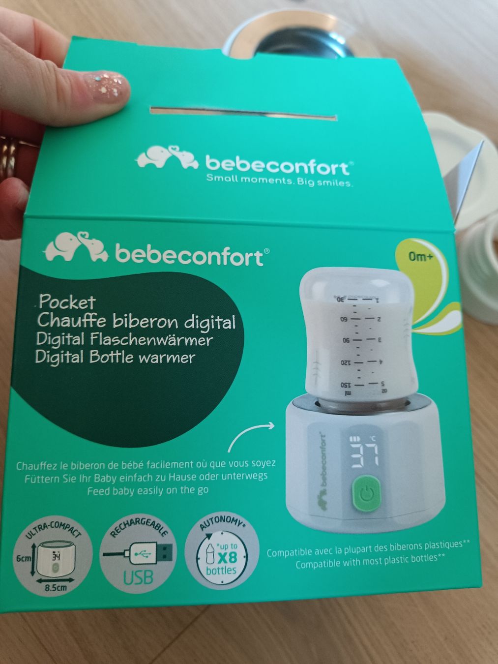 Pasti del neonato: Scaldabiberon Bebeconfort digitale portatile  – Usato da Dino venduto da bin_2zfr