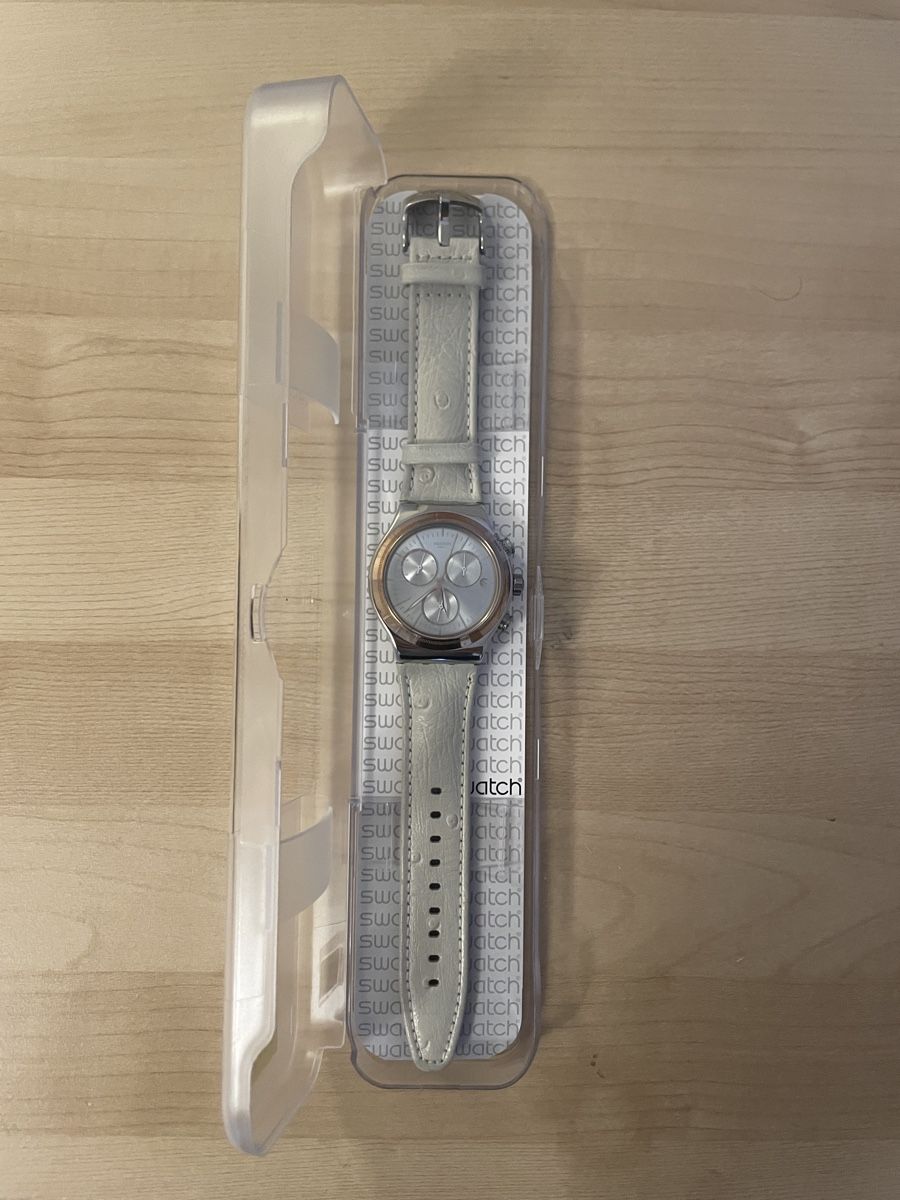 Swatch Orologi: Swatch Irony Chrono (albinostrich) – Nuovo (secondo la descrizione) da Biel/Bienne venduto da heureuxsansrien 1