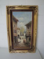 Oelbild auf Leinwand m.Signatur