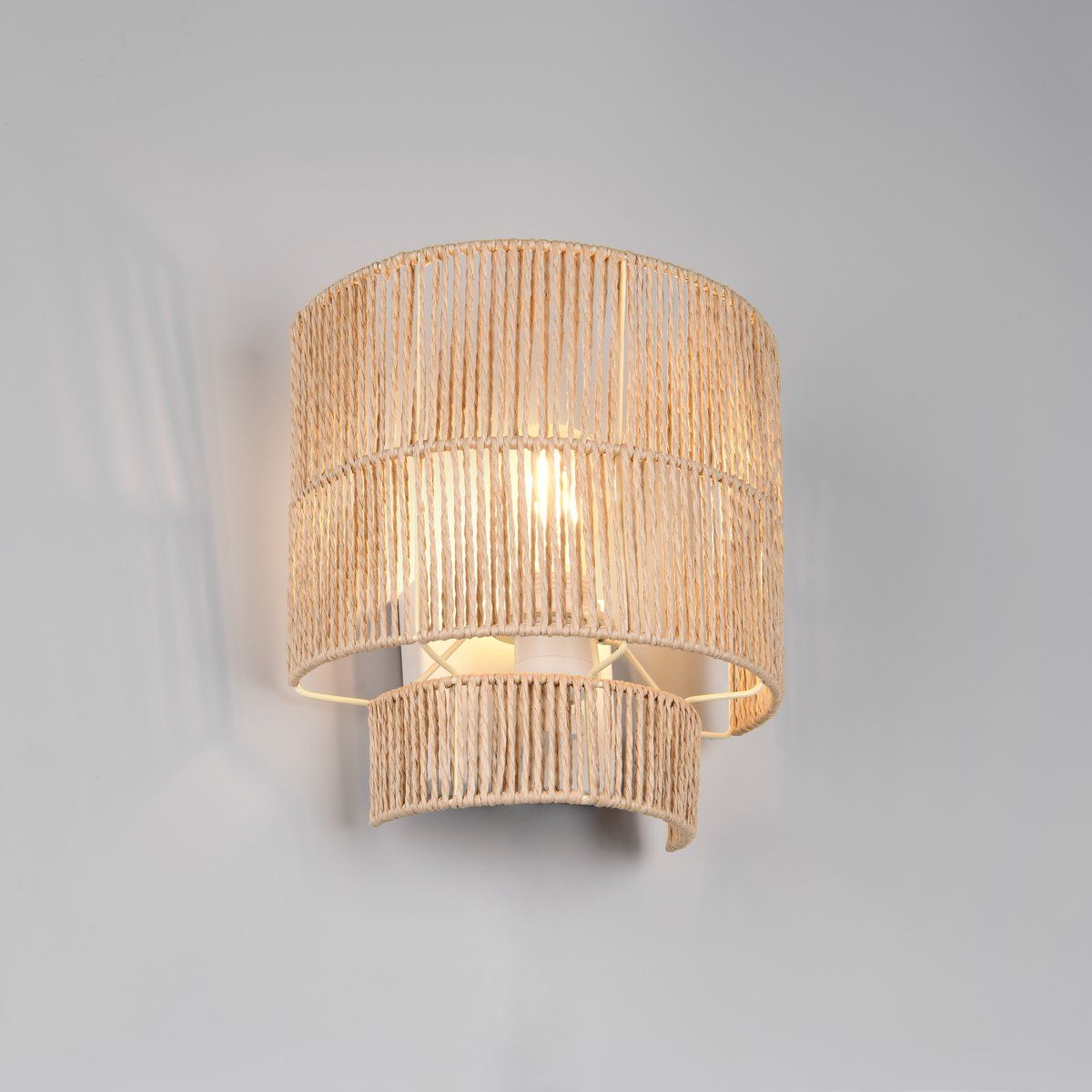 Lampade: Wandleuchte, Papiergarn, 25 cm Höhe – Nuovo (secondo la descrizione) da Kreuzlingen venduto da Smart-Light 5