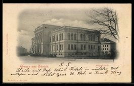 AK Zürich, Die Augenklinik, 1902