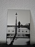 Luzern Wasserturm / Kapellbrücke, Edler Metalldruck, 35x23cm
