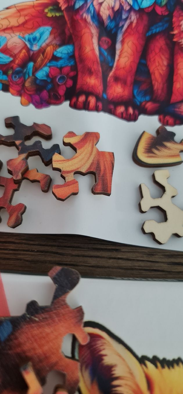Puzzle: Fuchs Holzpuzzle, einzigartige Form, neuwertig & komplett! – Usato da Bülach venduto da Rommar 1