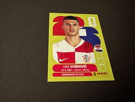 Panini FIFA Fussball WM 2026 Sticker Luka Vušković Cro 6
