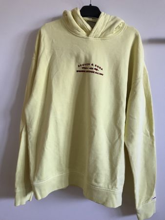 Sweat Scotch&Soda, Hoodie Gr. M, coton, jaune