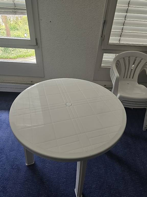 Set di tavolo e panche: Gartentisch mit 4 Stühlen – Usato da Hagendorn venduto da tallytally