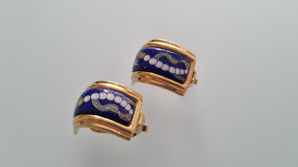 Hermès Orecchini pendenti & Orecchini a lobo: Boucles d'oreille clips Hermès vintage – Usato da Genève venduto da pao_8srw 1