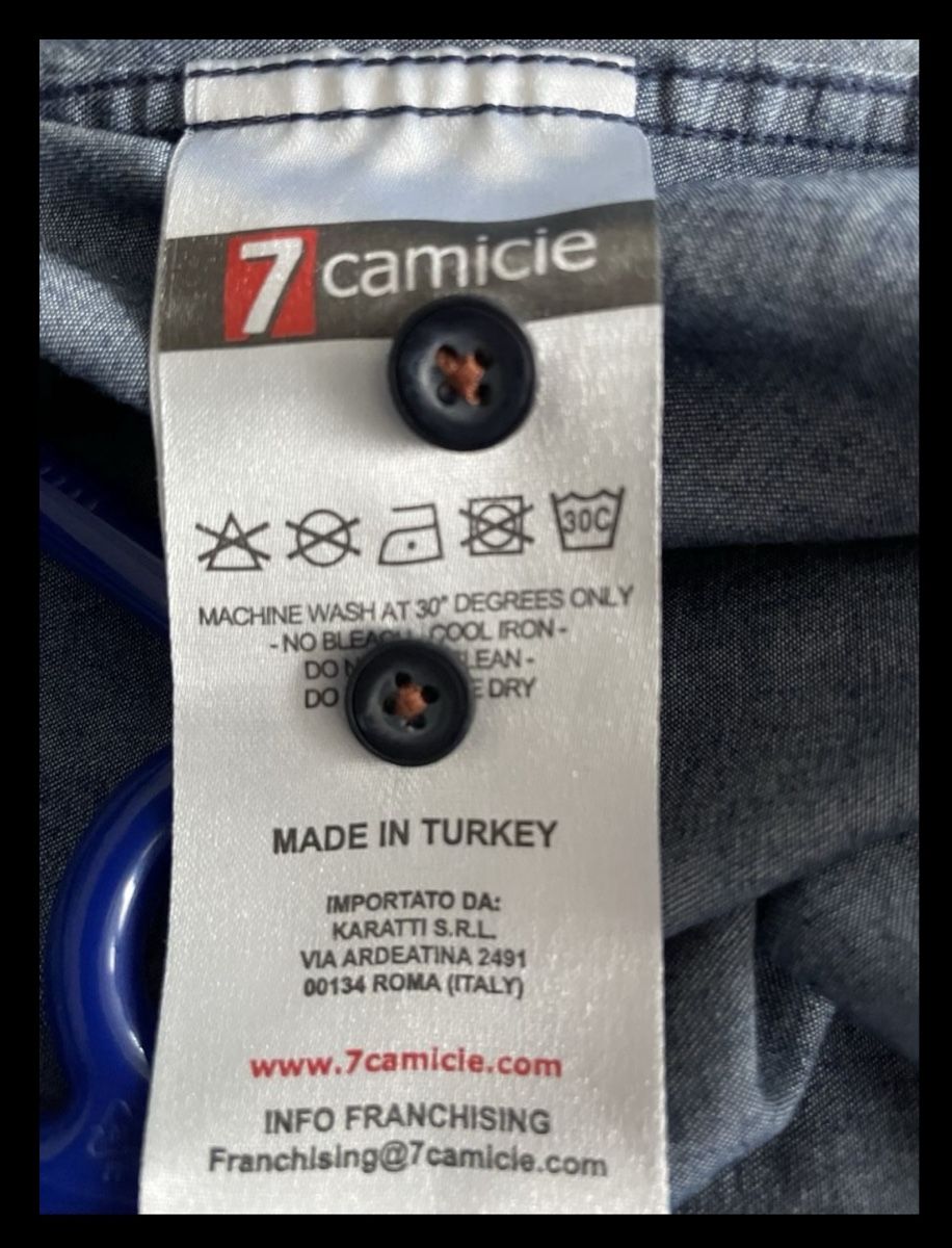 Chemises: Camicia 7camicie cotone taglia M – Neuf (Voir description) à Breganzona par Patrizia-S 4