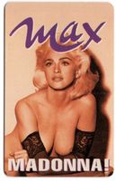 Max, MADONNA! - sehr seltene deutsche K-Telefonkarte