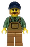 LEGO Minifigur Bauer (aus Set 60461)