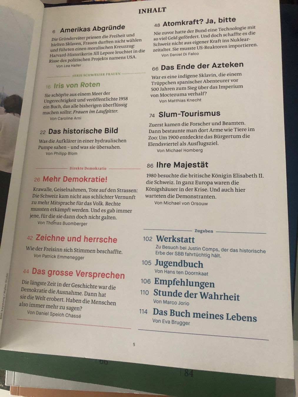 Riviste & Magazine: NZZ-Geschichte: Aufruhr in der Schweiz – Usato da Erlinsbach SO venduto da Silverstorm 1