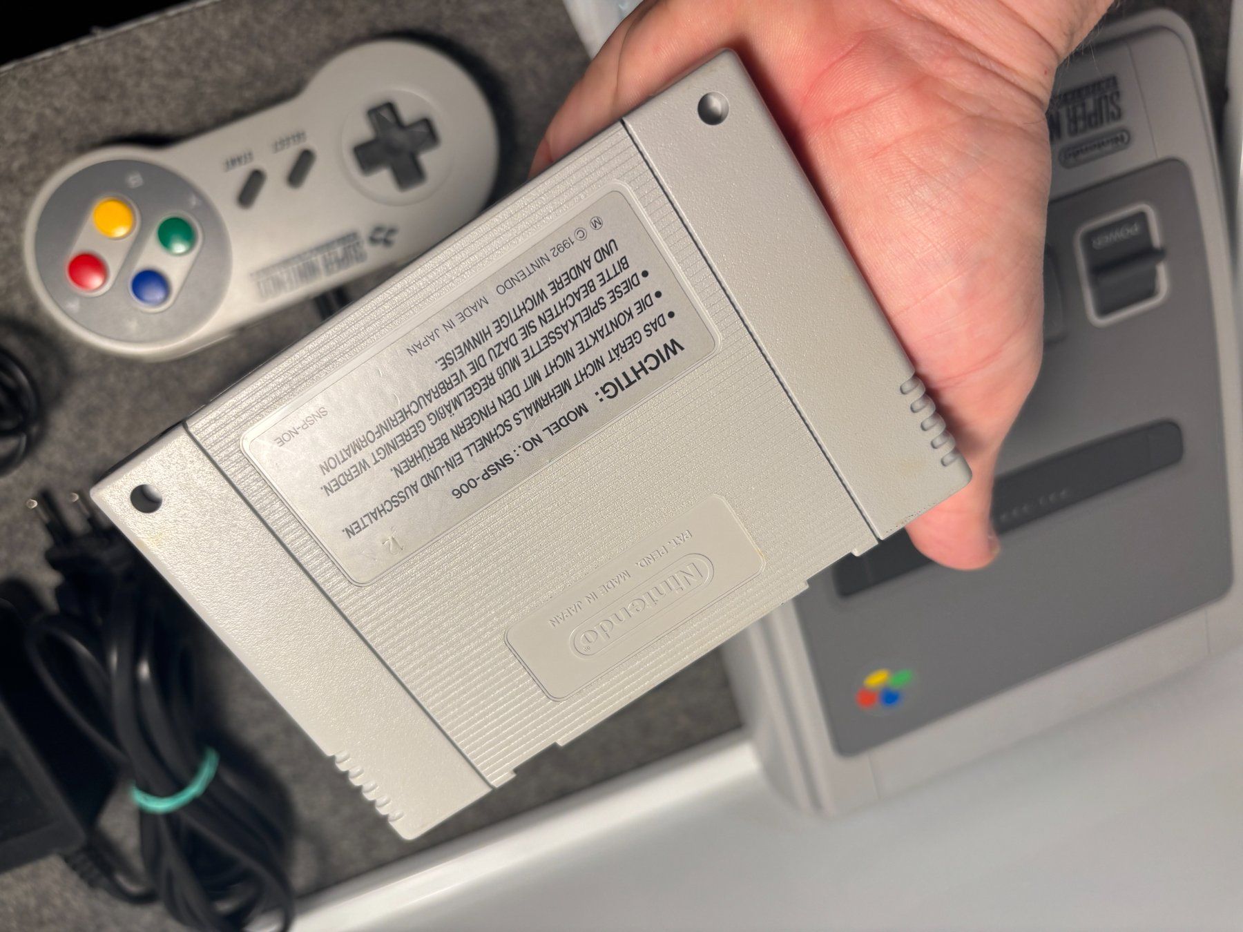 Nintendo Console: SNES Super Nintendo + Super Mario Kart + 2 Controller Set – Usato da Mollis venduto da GamingCorner 3