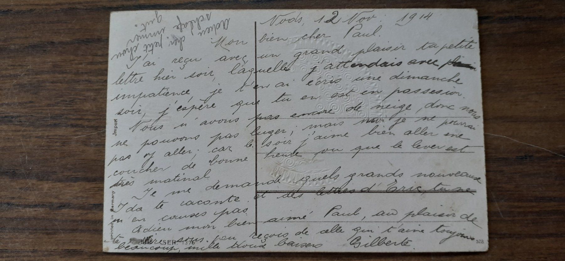 Cartoline postali: Ansichtskarte Blumen Veilchen antik – Usato da Mörschwil venduto da wunderkiste44 2