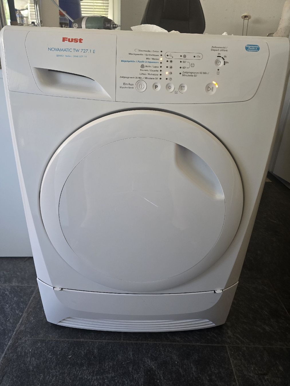Novamatic Wäschetrockner: Trokner NOVAMATIC TW727.1E – Gebraucht aus Oberburg von B-2