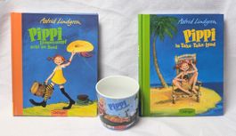 Pippi Langstrumpf - Bücher und eine Tasse - Astrid Lindgren