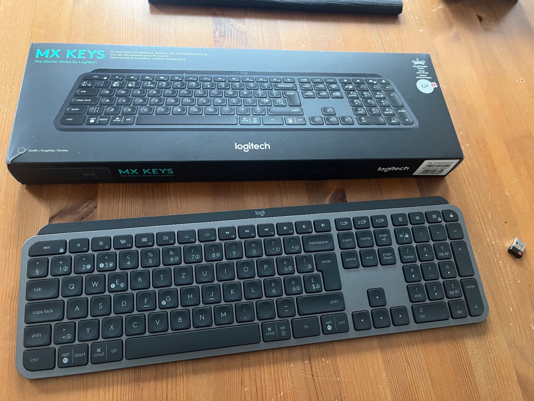 Logitech Tastaturen: Logitech MX Keys Wireless Keyboard – Gebraucht aus Dietikon von