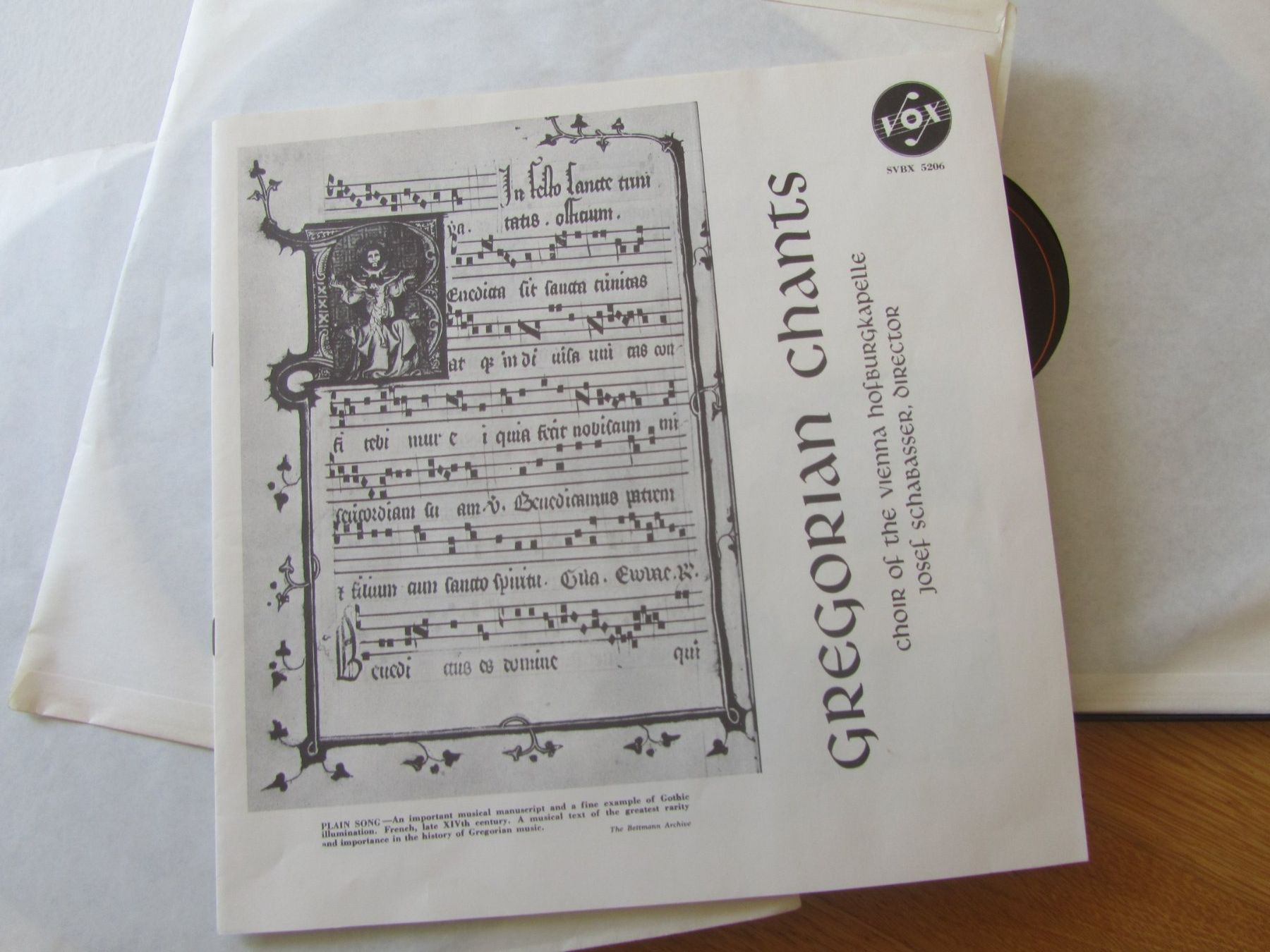 Dischi in vinile: Gregorian Chants VOX Schallplatten -3 LP - Box – Usato da Seengen venduto da mikelele 3