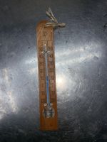 Vintage Holzthermometer, Wandthermometer