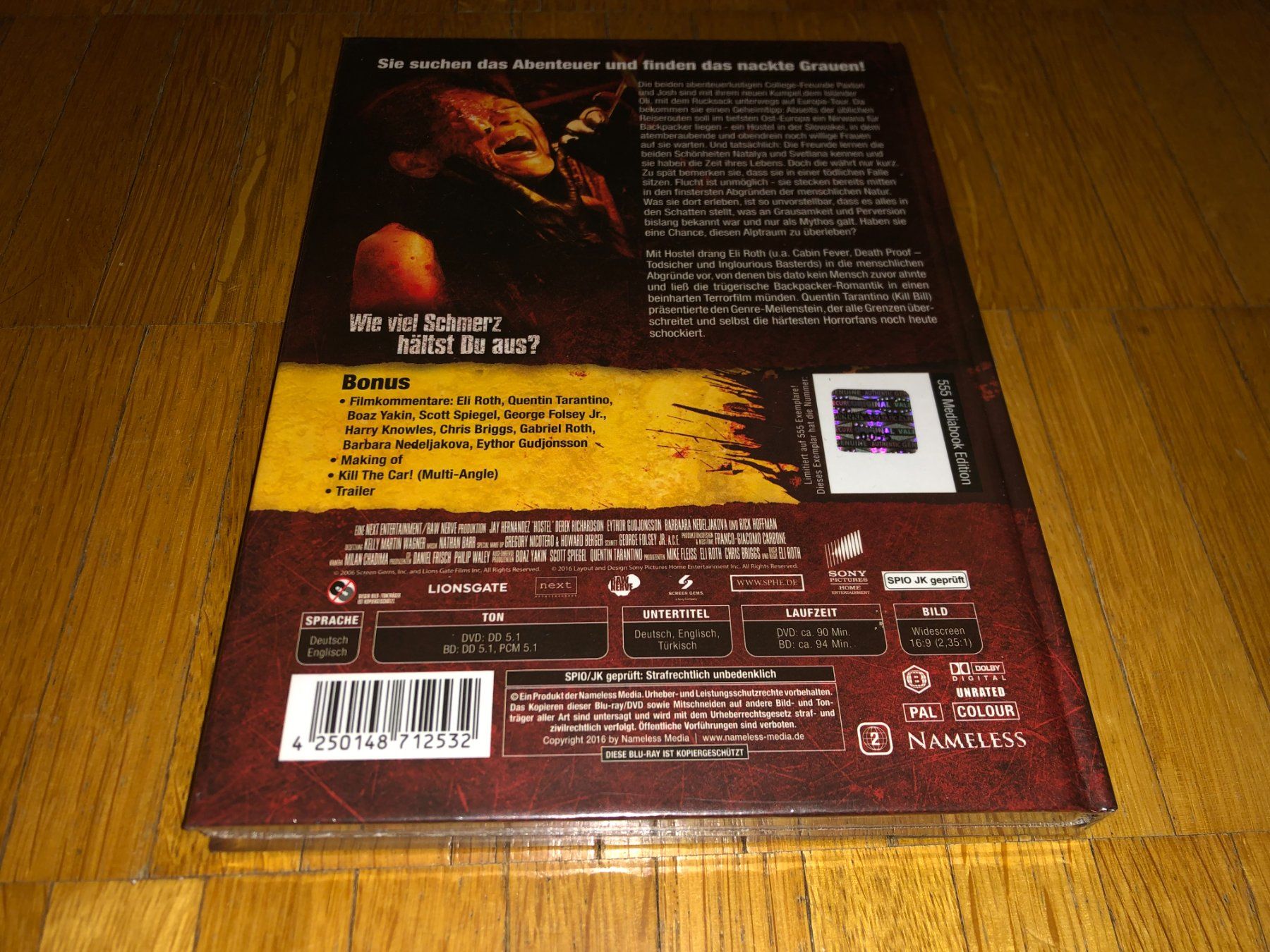 Alle DVDs: Hostel - MEDIABOOK - UNRATED – Neu und originalverpackt aus Basel von havsok 1