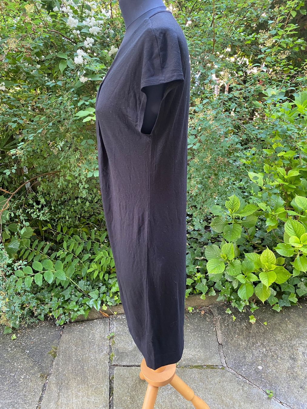 Vestiti: Schwarzes Kleid kurzarm Gabriele Strehle – Usato da Zürich venduto da JDB_Vintage 1