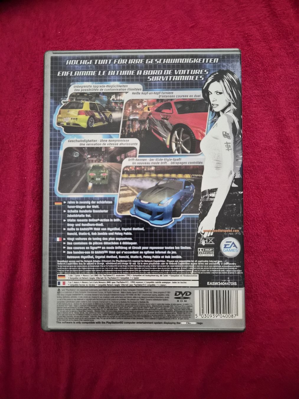 Sony Giochi: Need for Speed Underground Platinum Edition (PS2) – Usato da Wabern venduto da konbini 1
