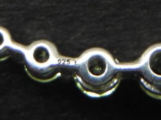 Catenine: Kette 925  Silber mit echten  Peridotsteinen – Usato da Balsthal venduto da qwer24 5