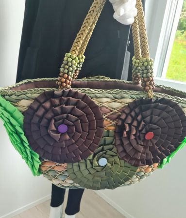 Handtasche,  Strandtasche geflochten, wie neu!