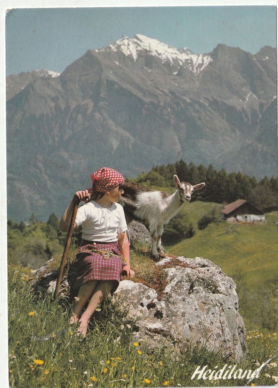Cartoline postali: Kleine Ziegenhirtin – Usato da Lumbrein venduto da made02